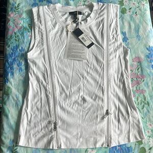 Diesel Garth Tank Top - S Zipper Accents